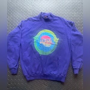 Vibrant Purple Crewneck Sweater for Women